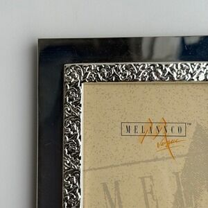 Vintage Metal‎ Picture Frame 5x7 Silver Ornate Old World Cottagecore